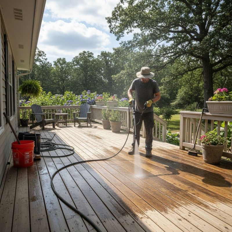 Deck, Fence, And Porch Cleaning For Improved Curb Appeal