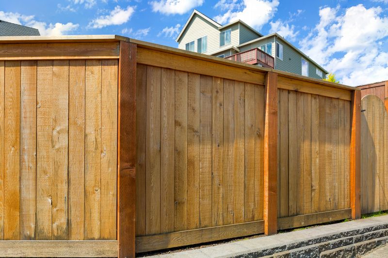 Sealed Fence with Decorative Finish