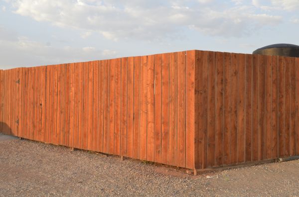 Redwood Fence Staining